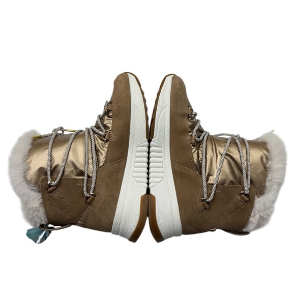 Geox Womens Falena Brown Snow Boots Size 9 - Picture 8 of 13